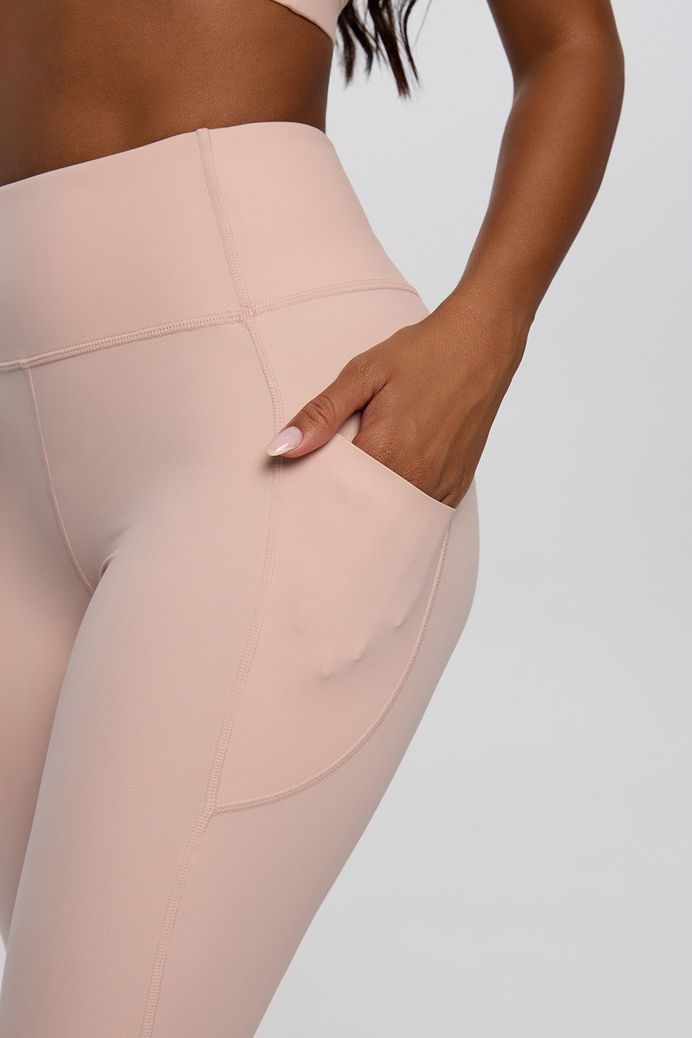 Curve Enhance Pockets Leggings | Whip Pink
