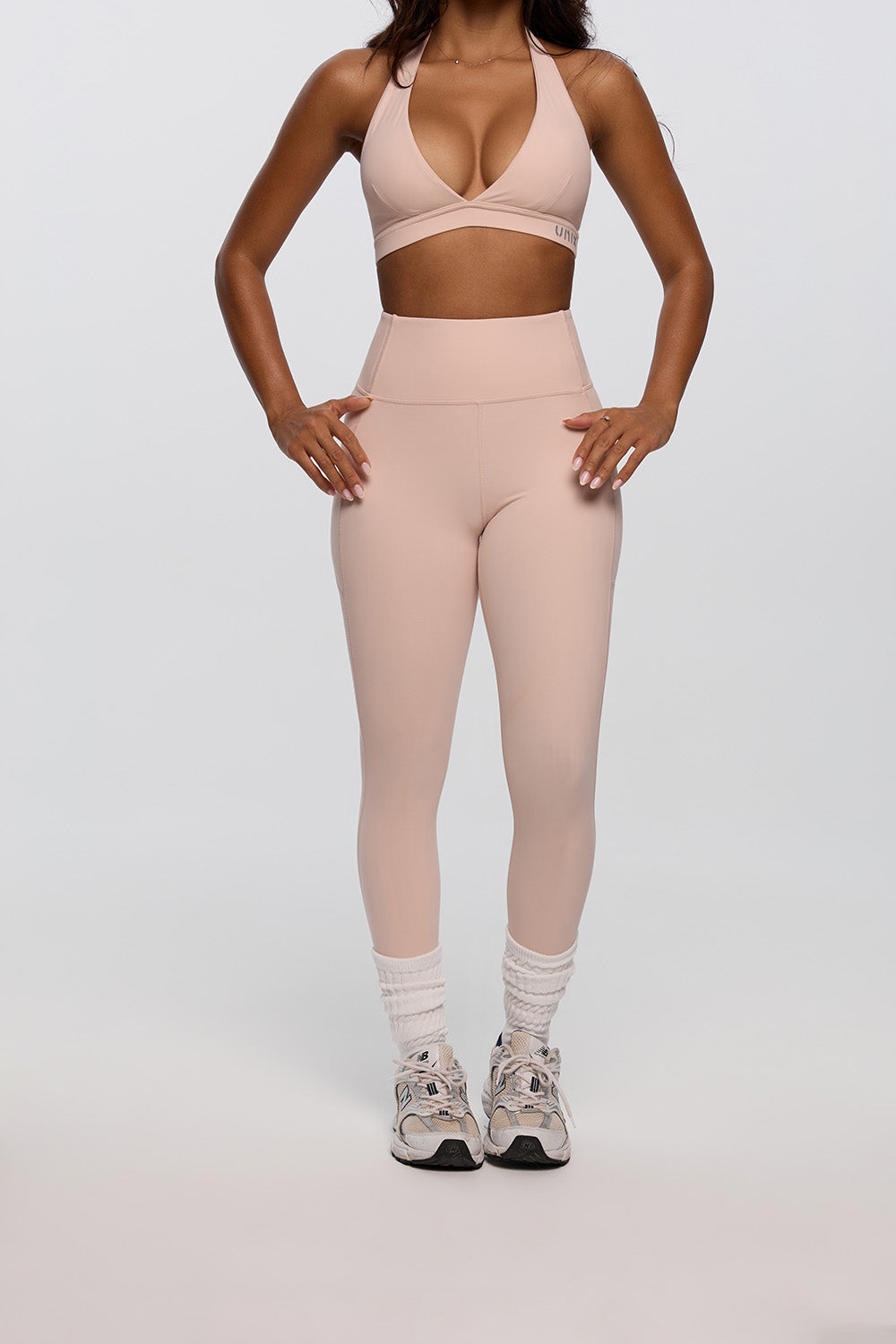 Curve Enhance Pockets Leggings | Whip Pink