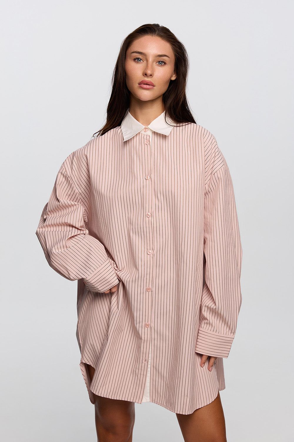 Comfy Boyfriend Shirt | Whip Pink