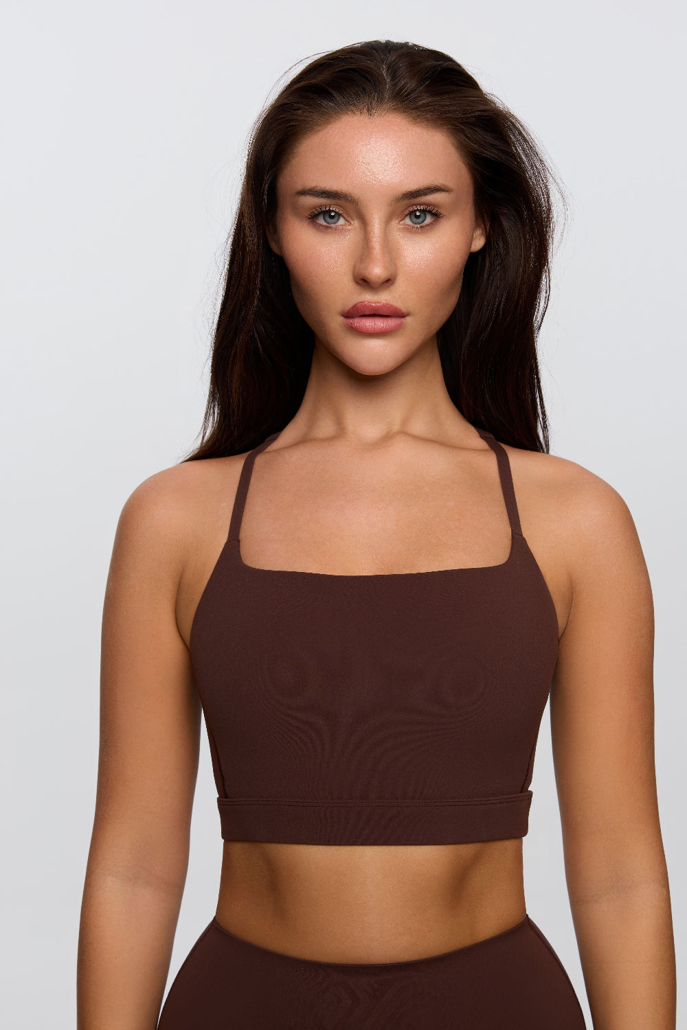 Sculpting Bra Top | Chocolate