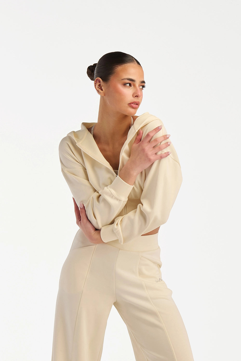Waist Tone Hoodie | Off White