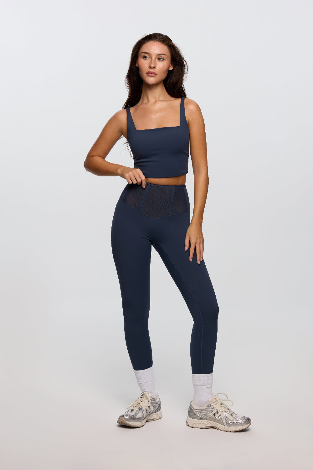 Core Control Bra Top | Midnight Blue