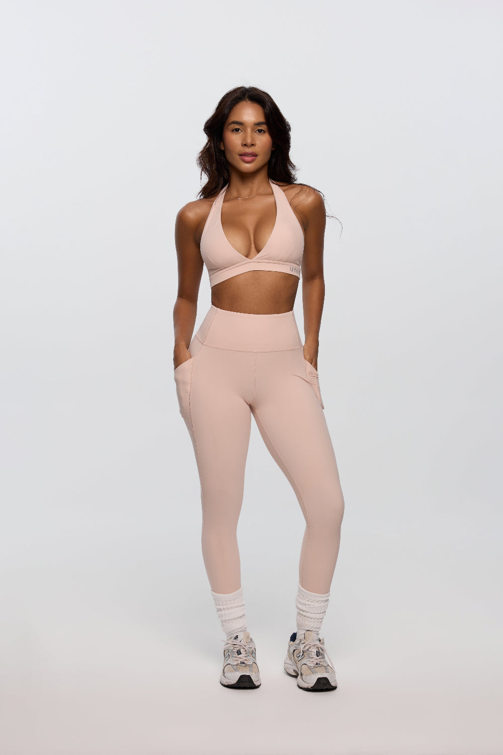 Curve Enhance Pockets Leggings | Whip Pink