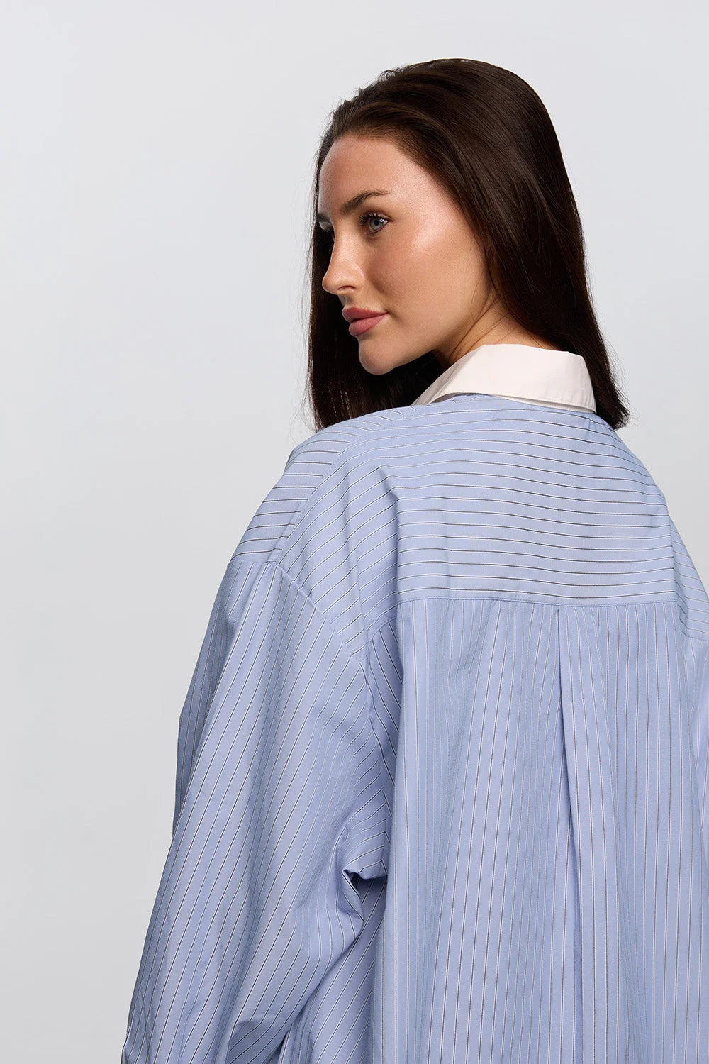Comfy Boyfriend Shirt | Sky Blue - Product Image