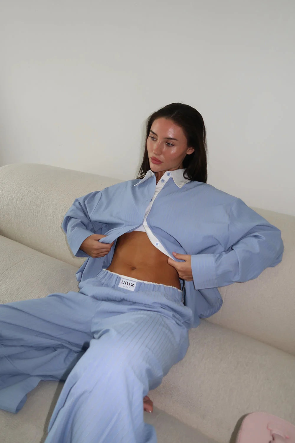 Comfy Lounge Shirt | Sky Blue - Product Image
