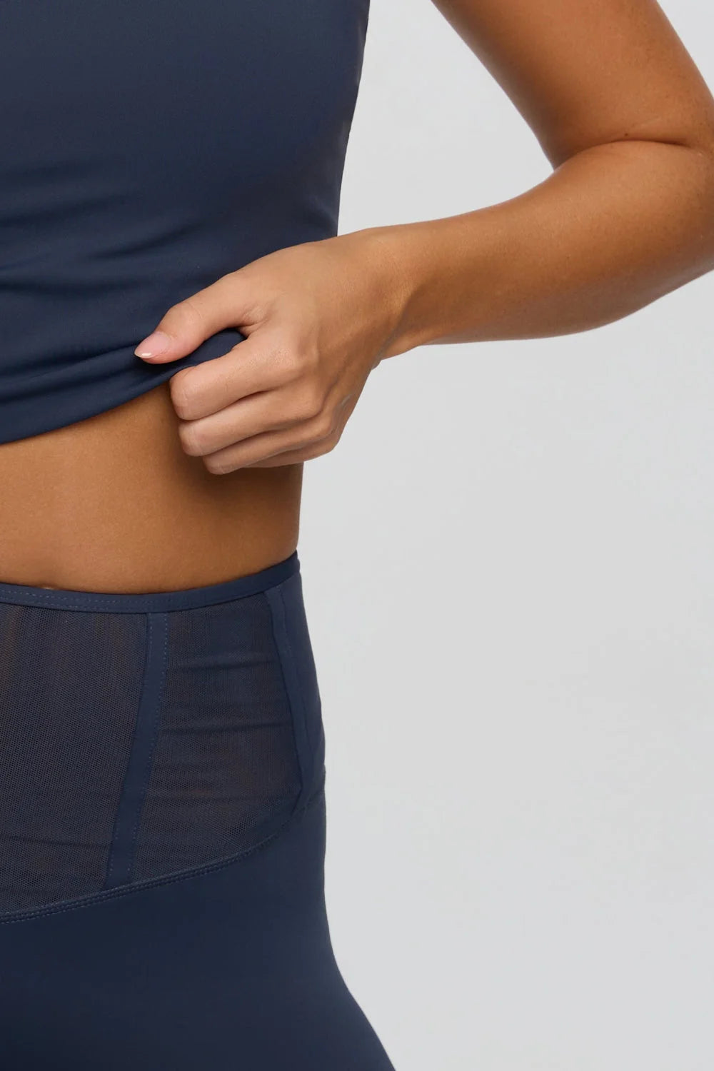 Core Control Leggings | Midnight Blue - Product Image