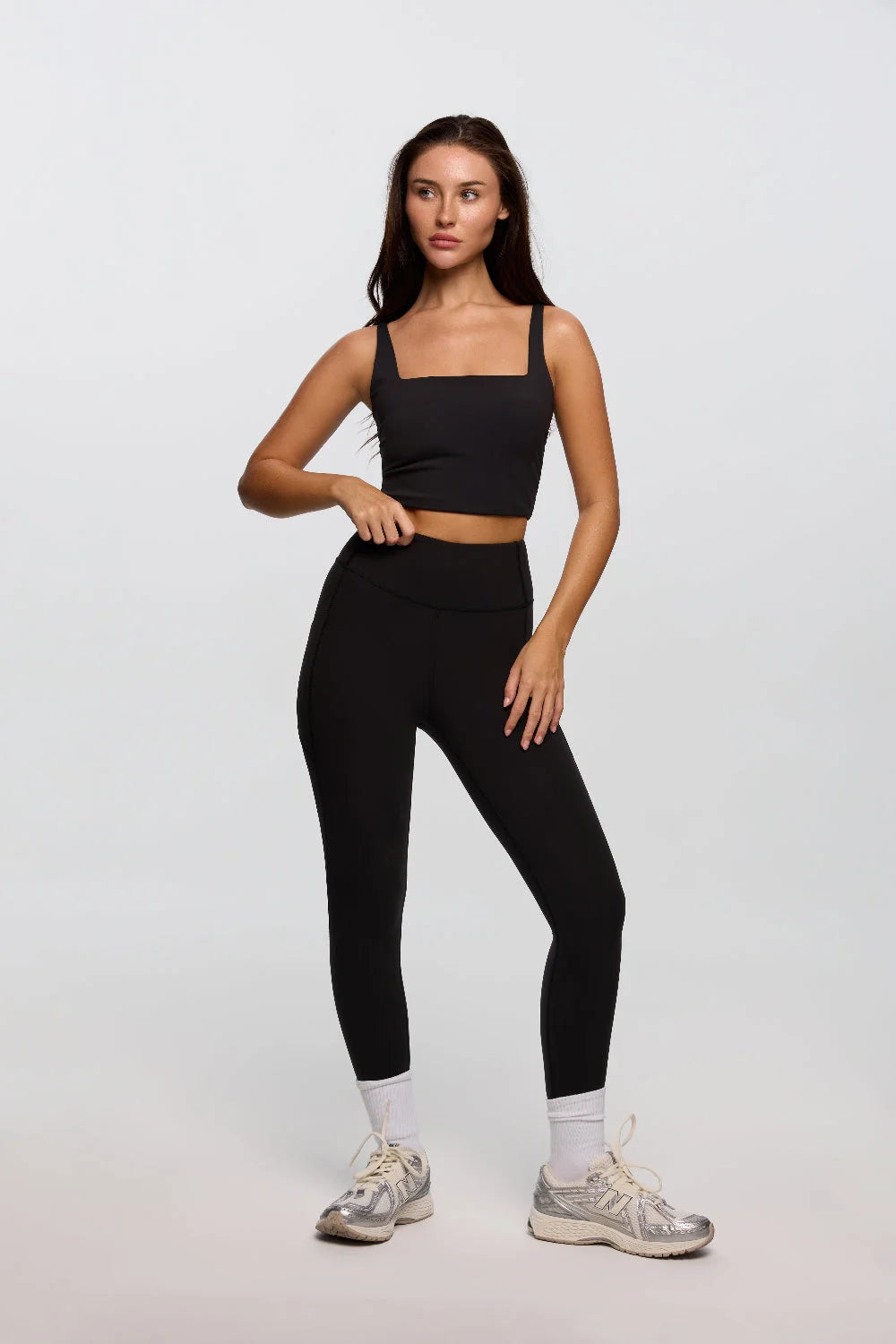 Curve Enhance Pockets Leggings | Black - Product Image