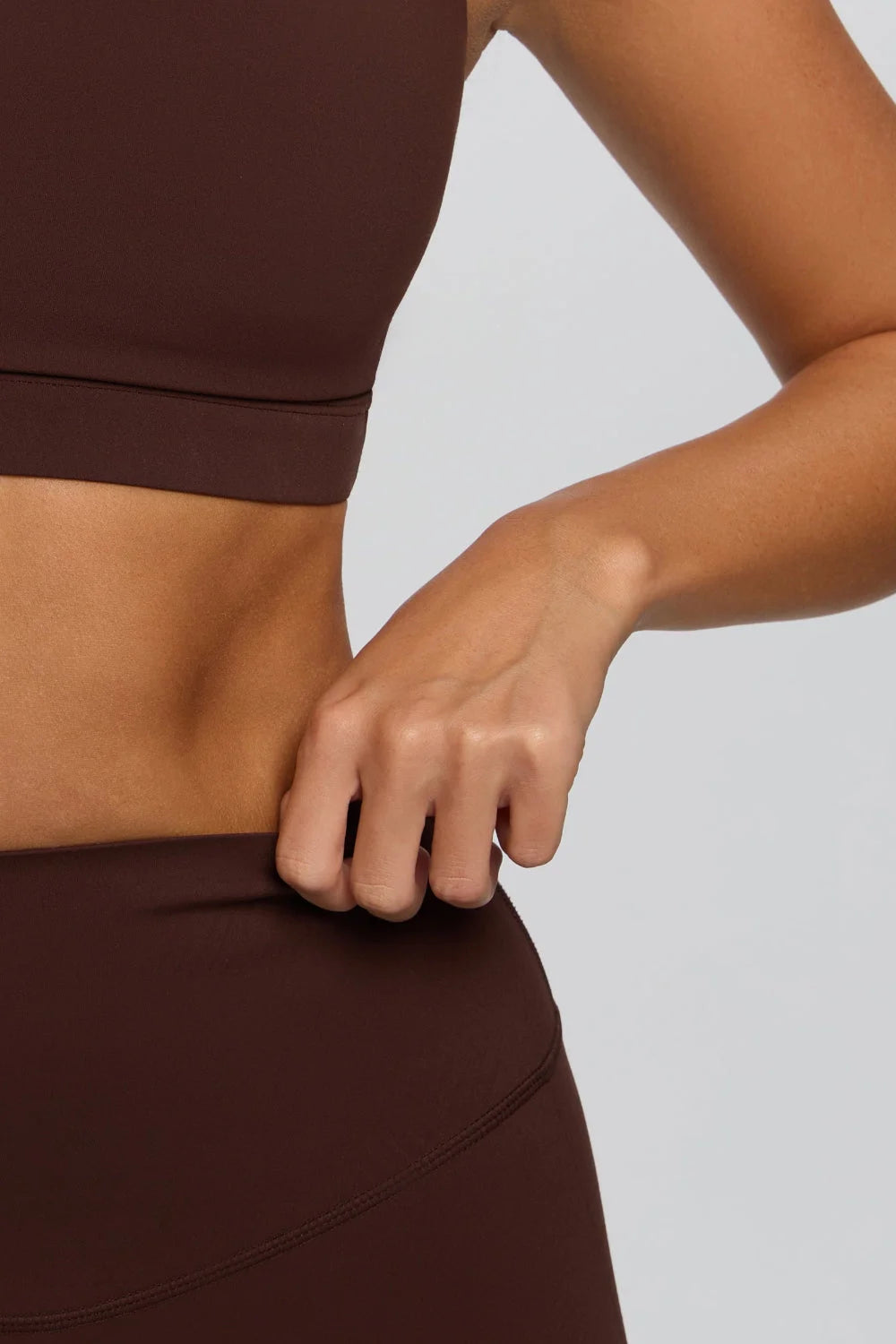 Sculpting Leggings | Chocolate - Product Image